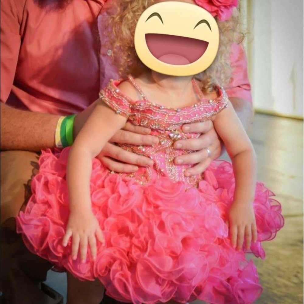 SOLD - Little Rosie Glitz Cupcake Dress